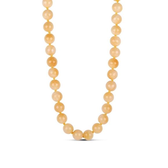 Mayamar Jewelry - Cream Beaded Statement Necklace - Women's Jewelry
